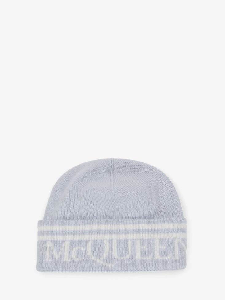 Lilac/Ivory Fashion Alexander McQueen Women's in Knit Beanie