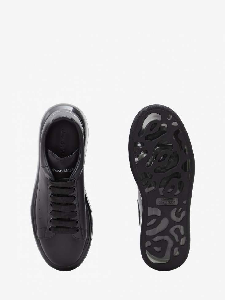 Men's Oversized Sneaker Black Fashion Alexander McQueen