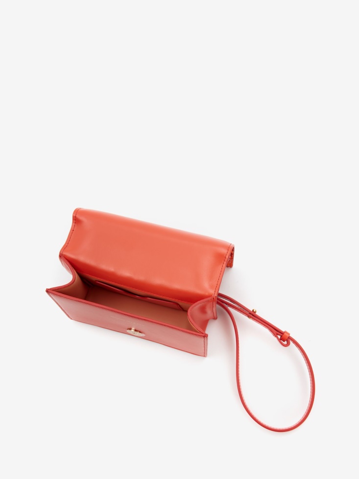 Women's Mini Jewelled Satchel Fashion Alexander McQueen Orange
