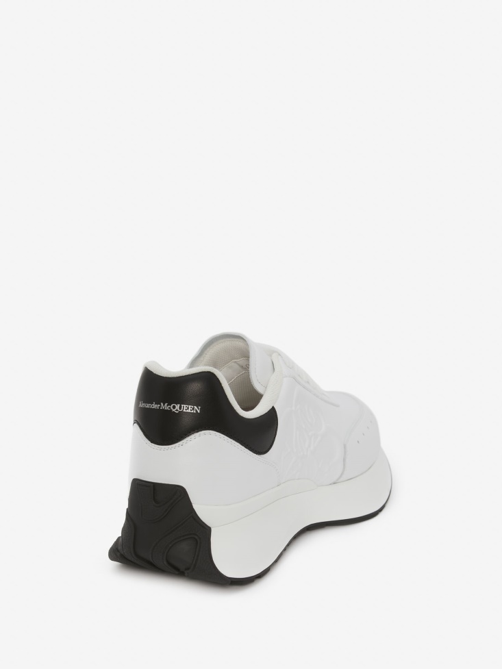 White/Black Women's Sprint Runner Fashion Alexander McQueen