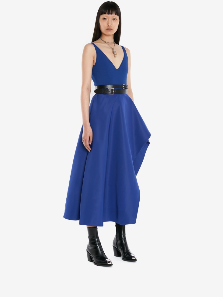 Fashion Alexander McQueen Electric Blue Women's Seamless Bodysuit