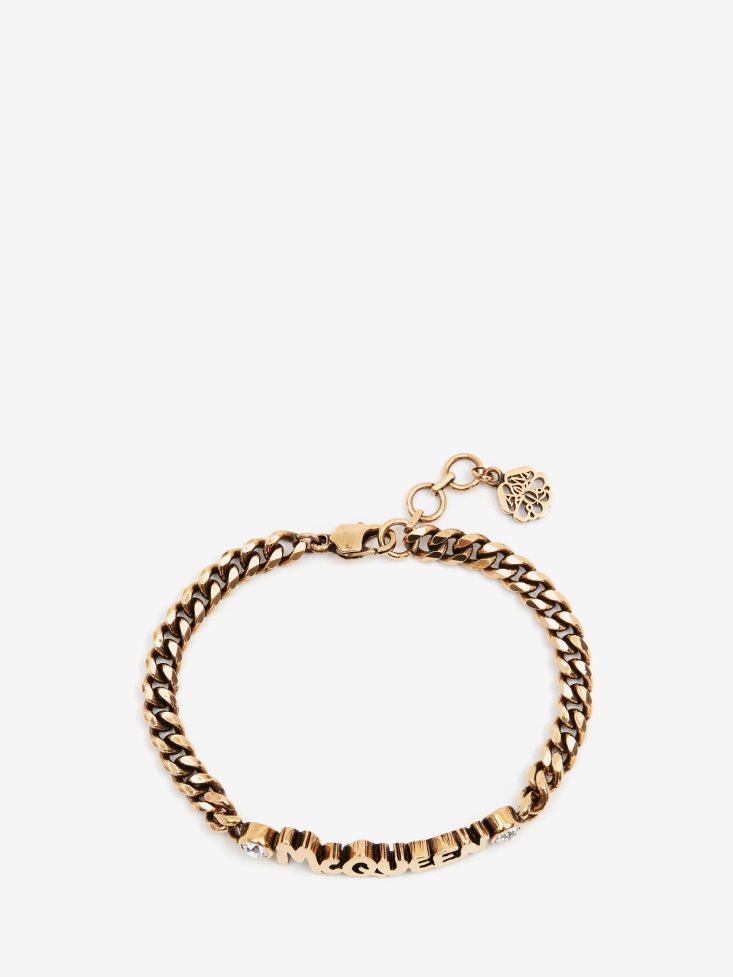 Women's in Graffiti Bracelet Gold Fashion Alexander McQueen
