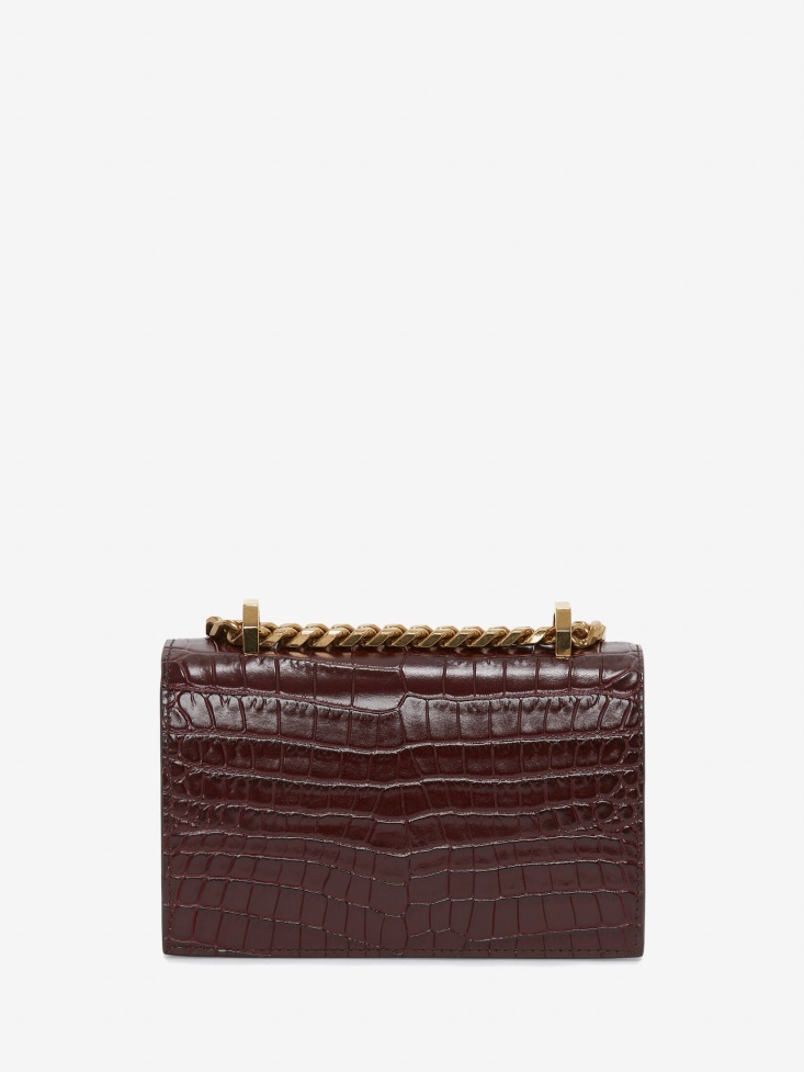 Madder Fashion Alexander McQueen Women's Mini Jewelled Satchel
