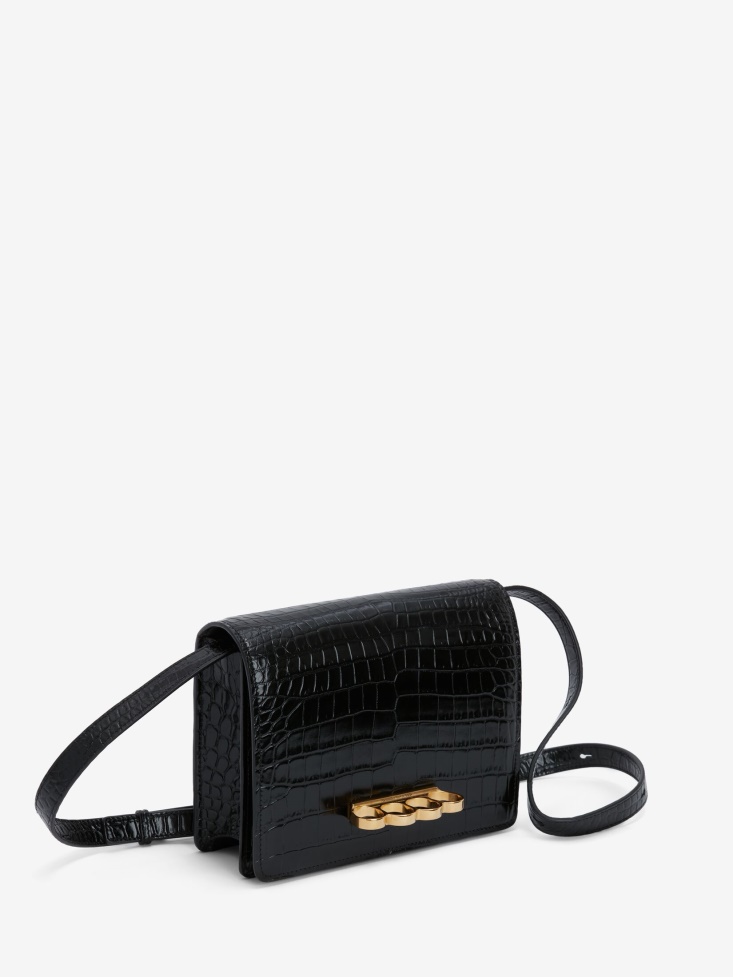 Fashion Alexander McQueen Women's The Four Ring Black