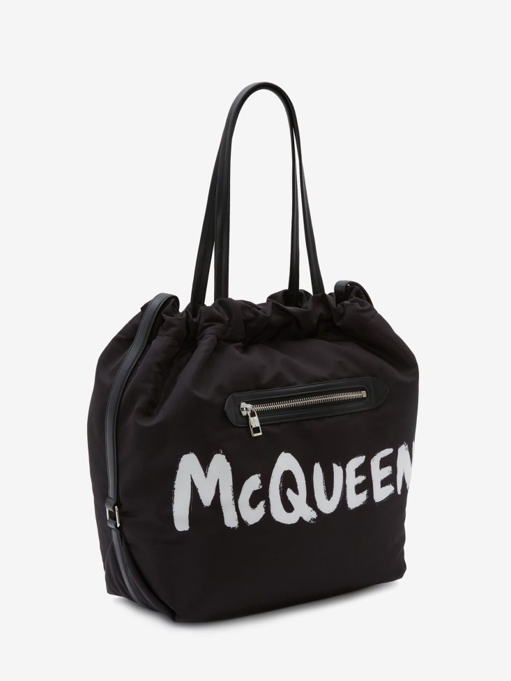 Black/White Women's The Bundle Tote Fashion Alexander McQueen
