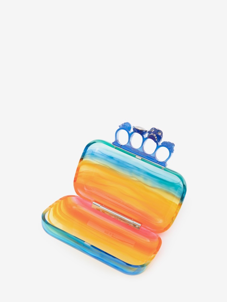 Women's Knuckle Clutch Fashion Alexander McQueen Multicolor