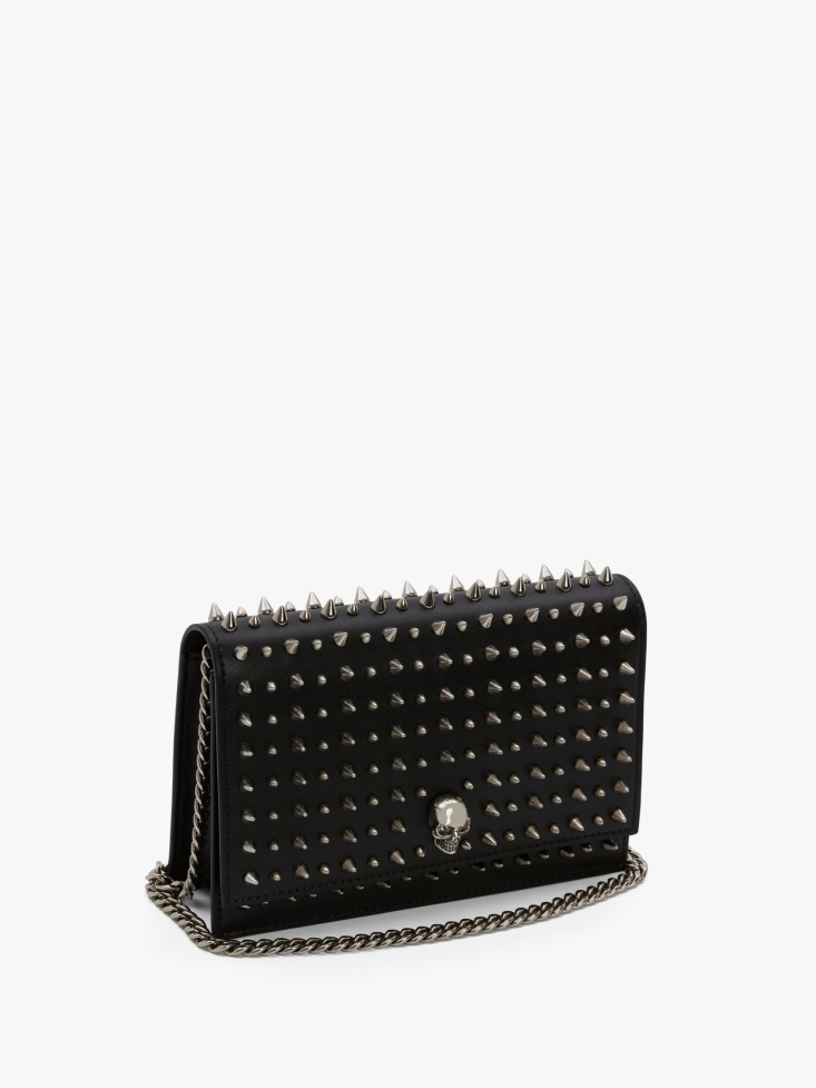 Black Fashion Alexander McQueen Women's Small Skull Bag