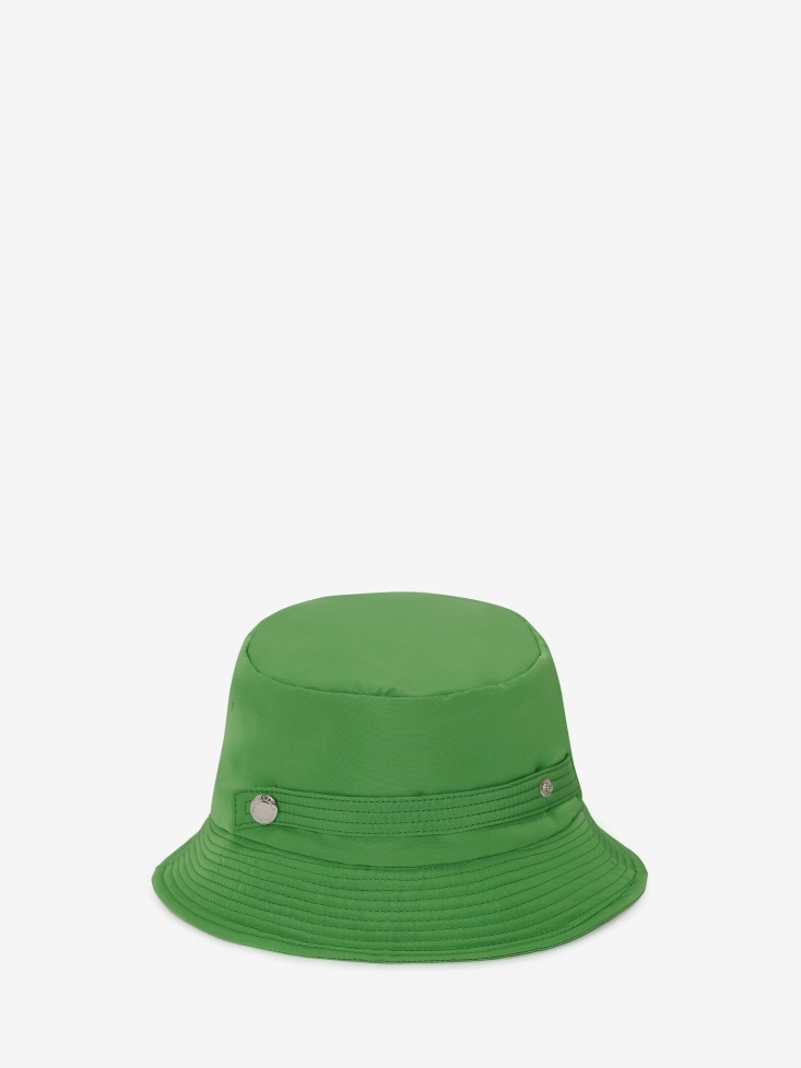 Women's Padded Bucket Hat Fashion Alexander McQueen Acid Green