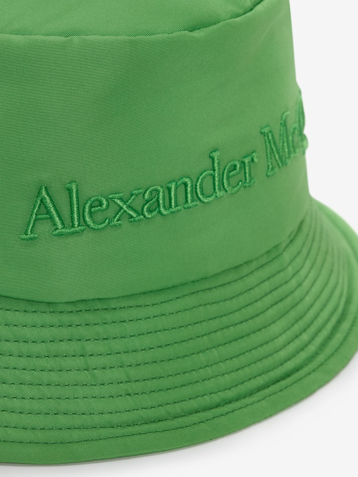Women's Padded Bucket Hat Fashion Alexander McQueen Acid Green