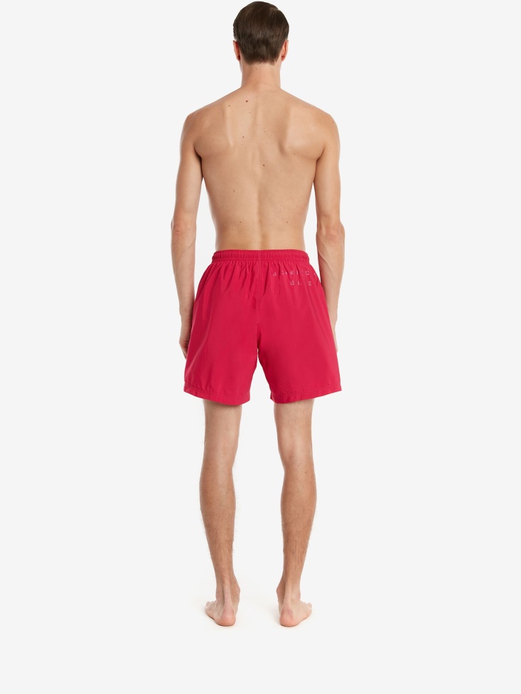 Men's in Graffiti Swim Shorts Fashion Alexander McQueen Fuxia/Pink