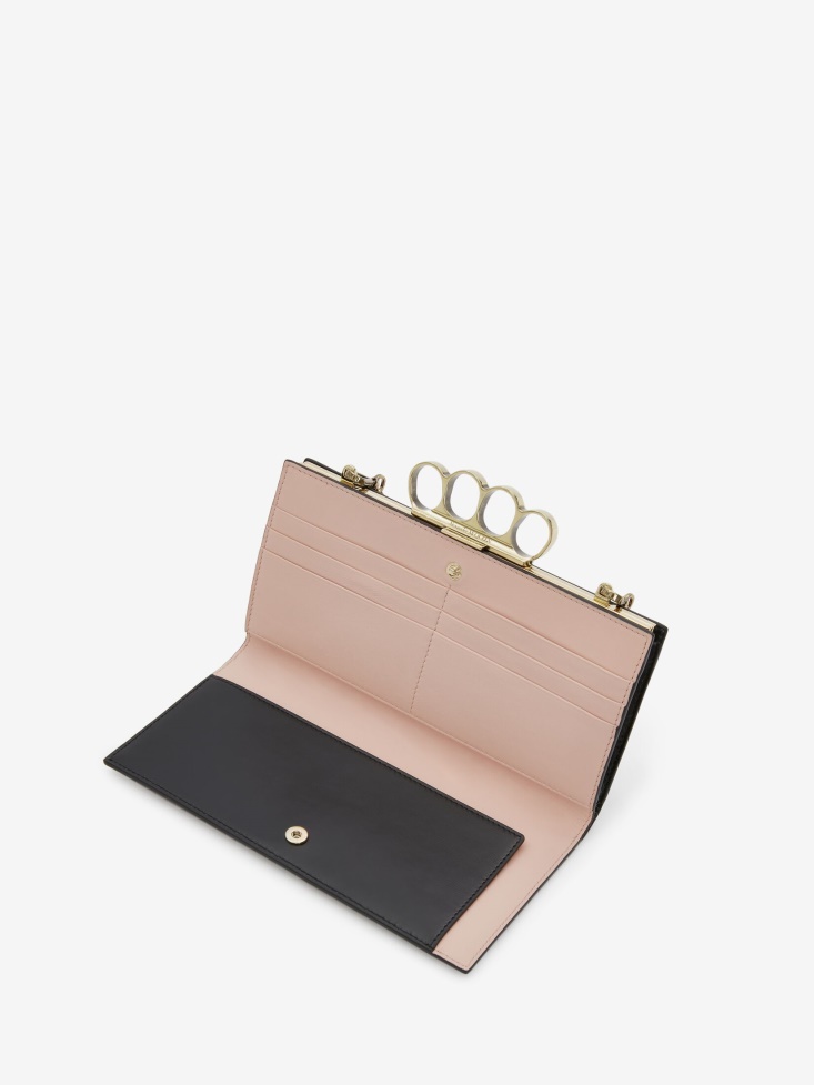 Women's The Four Ring Case With Chain Black Fashion Alexander McQueen
