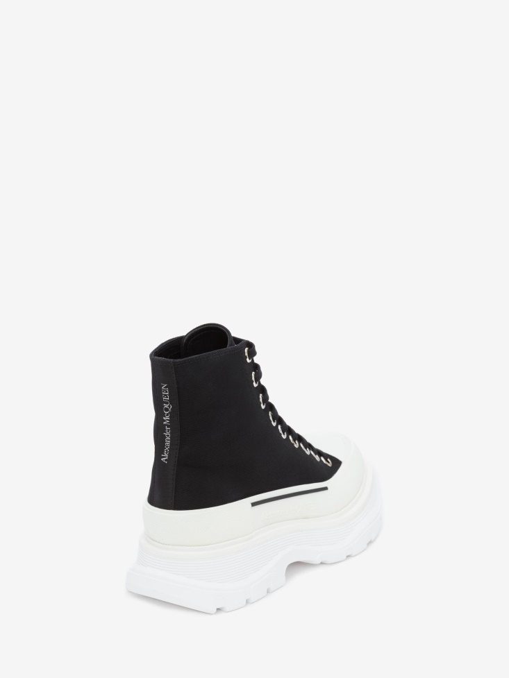 Black Women's Tread Slick Boot Fashion Alexander McQueen