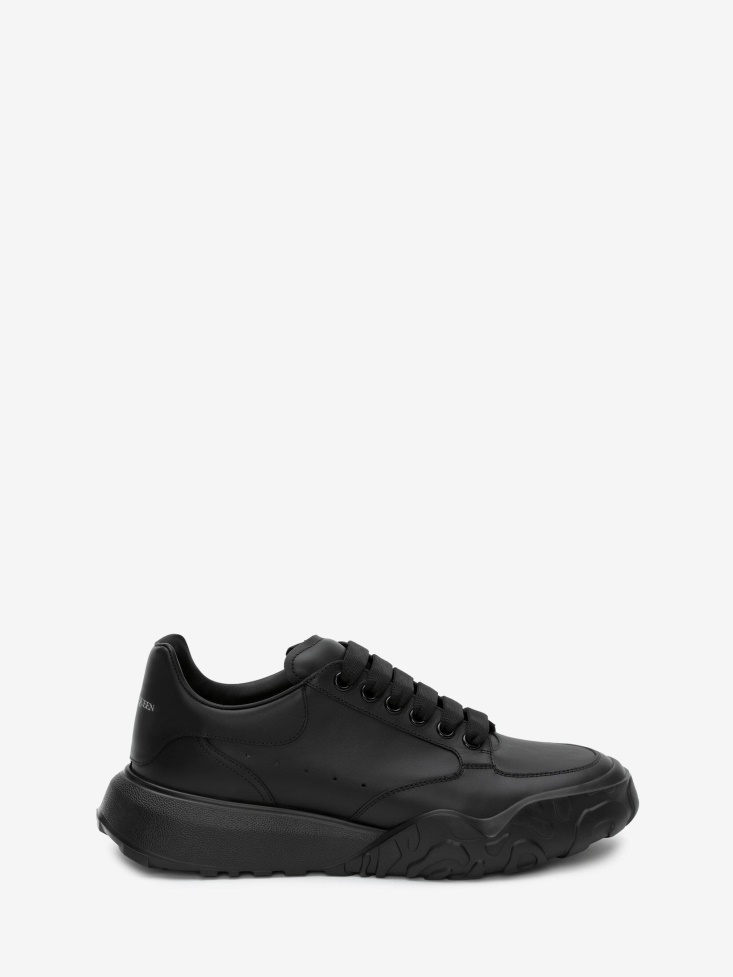 Black Men's Court Trainer Fashion Alexander McQueen