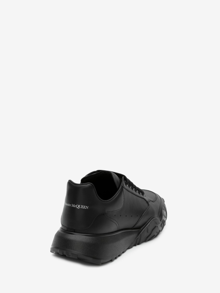 Black Men's Court Trainer Fashion Alexander McQueen