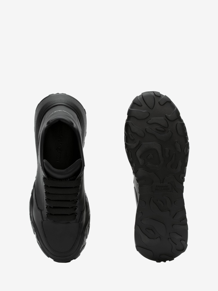 Black Men's Court Trainer Fashion Alexander McQueen