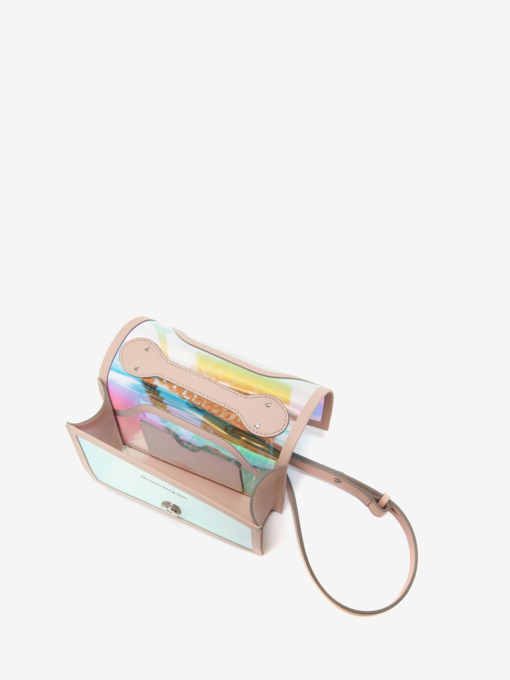 Silver Fashion Alexander McQueen Women's Mini Jewelled Satchel