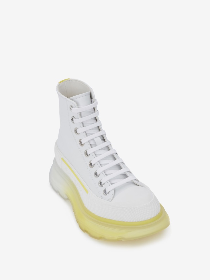 Women's Tread Slick Boot White/Lichen Fashion Alexander McQueen