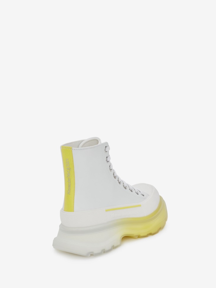 Women's Tread Slick Boot White/Lichen Fashion Alexander McQueen