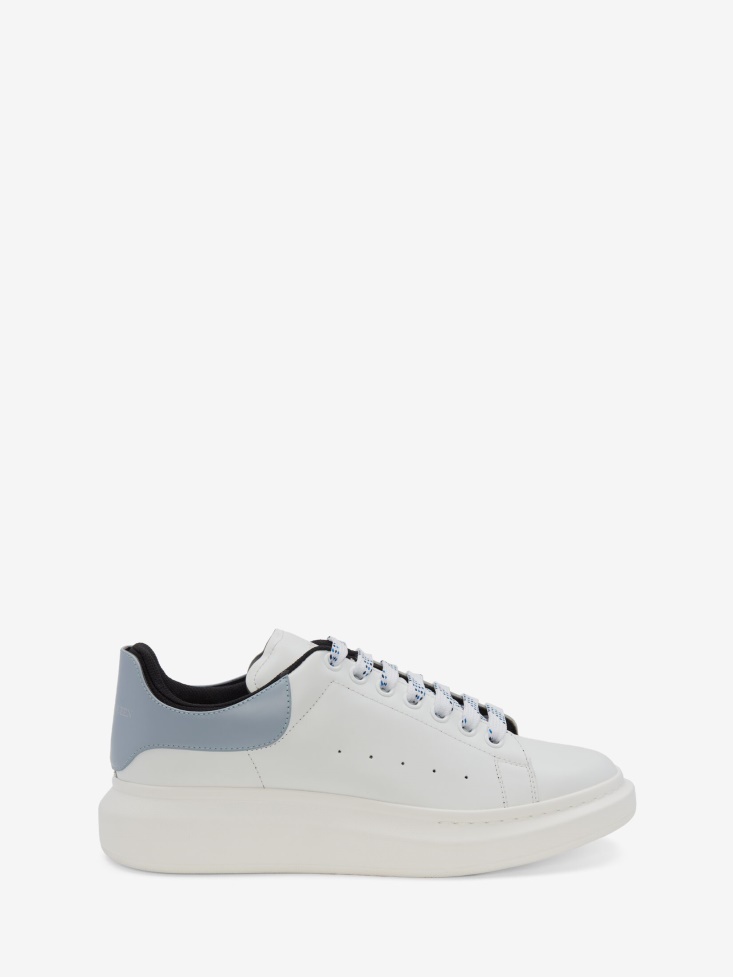 Men's Oversized Sneaker Fashion Alexander McQueen White/Spring Blue