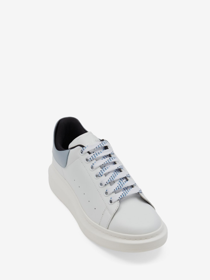 Men's Oversized Sneaker Fashion Alexander McQueen White/Spring Blue