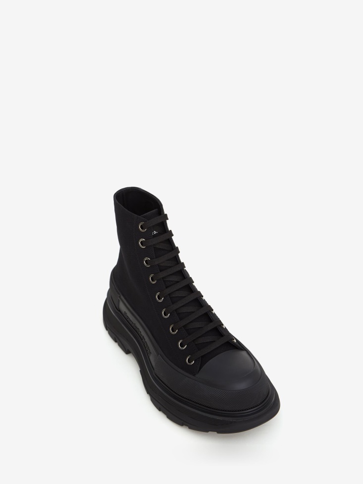 Fashion Alexander McQueen Men's Tread Slick Boot Black