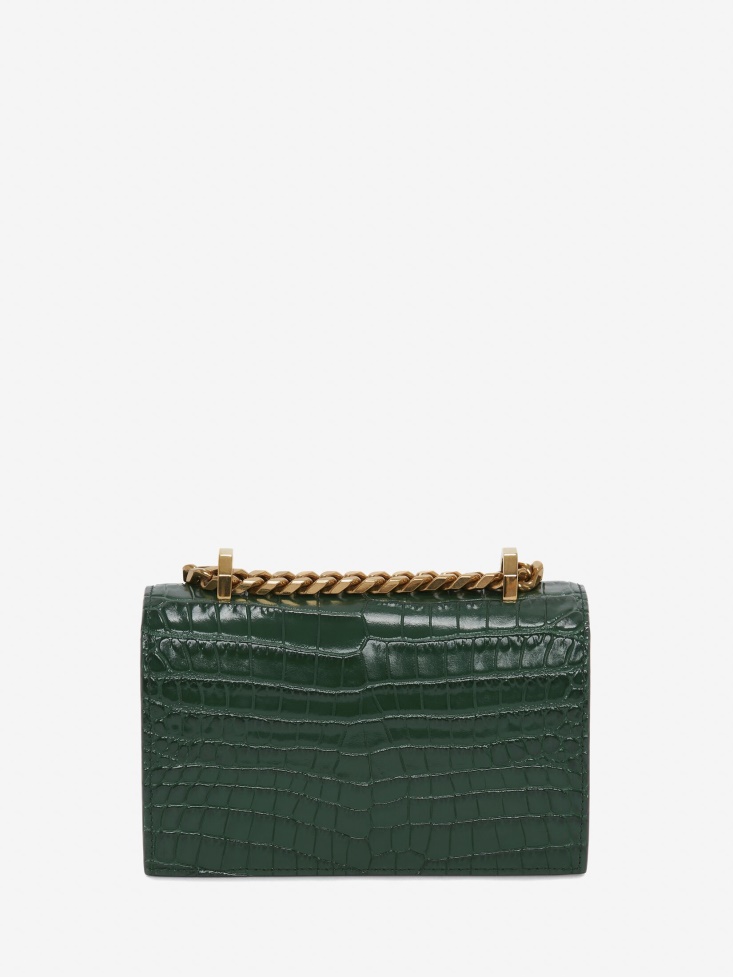 Emerald Fashion Alexander McQueen Women's Mini Jewelled Satchel