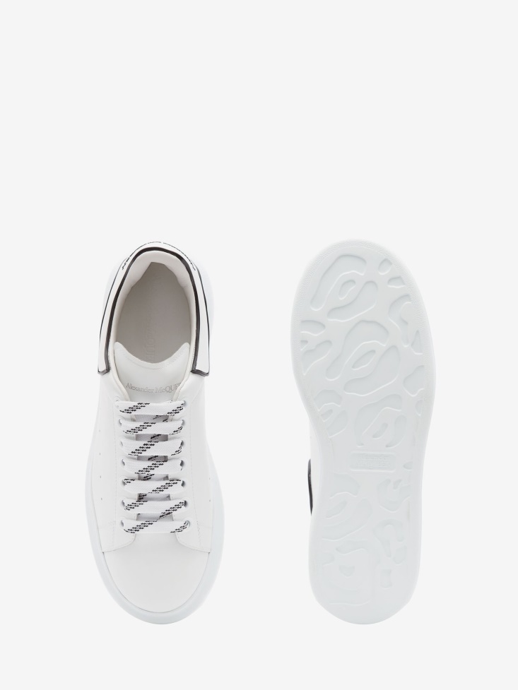 Fashion Alexander McQueen White/Black Men's Oversized Sneaker