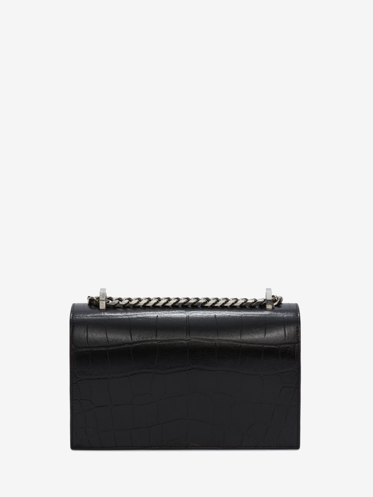 Black Fashion Alexander McQueen Women's Jewelled Satchel