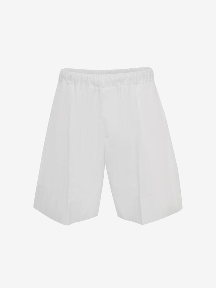 Men's Wide Leg Shorts Fashion Alexander McQueen White
