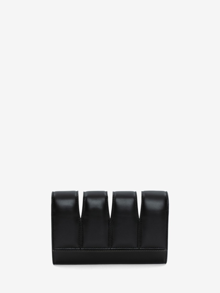 Fashion Alexander McQueen Black/Ivory Women's The Slash Clutch