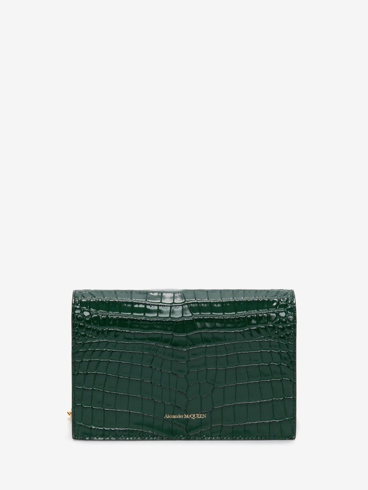 Women's Small Skull Bag Fashion Alexander McQueen Emerald