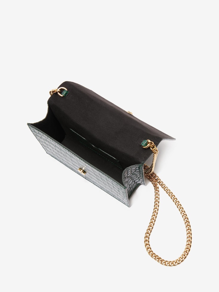 Women's Small Skull Bag Fashion Alexander McQueen Emerald