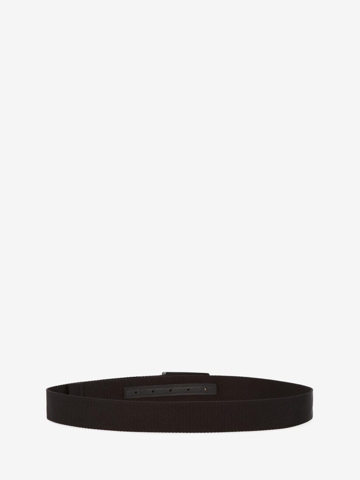 Black Fashion Alexander McQueen Men's in Graffiti Belt