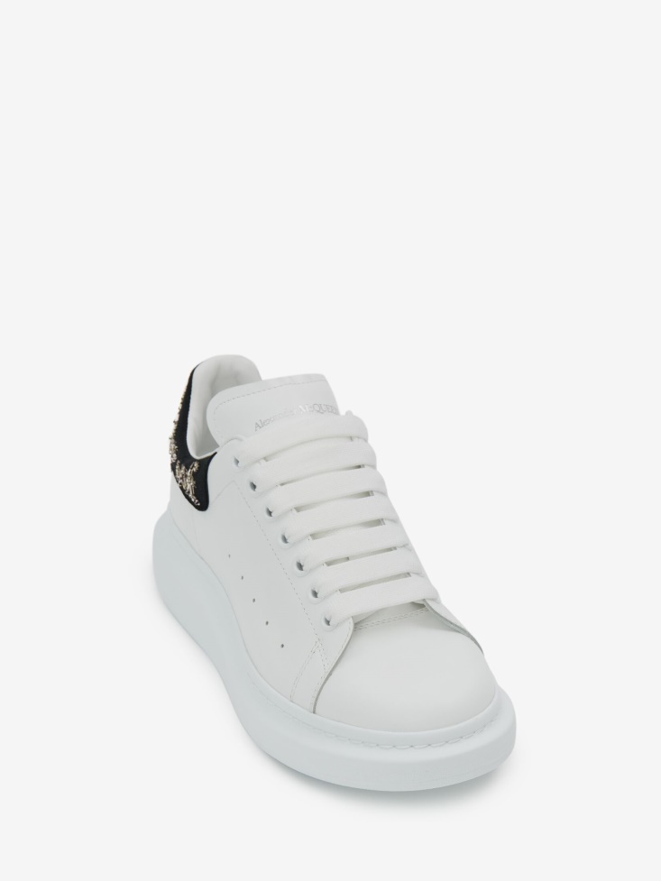 White/Black Fashion Alexander McQueen Men's Oversized Sneaker