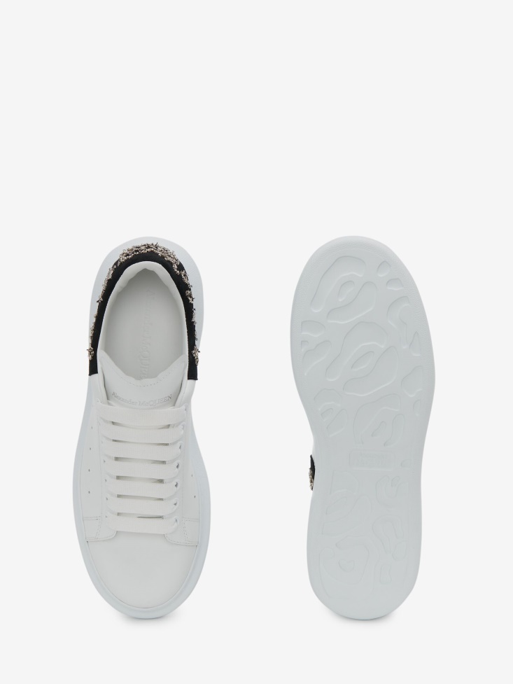 White/Black Fashion Alexander McQueen Men's Oversized Sneaker