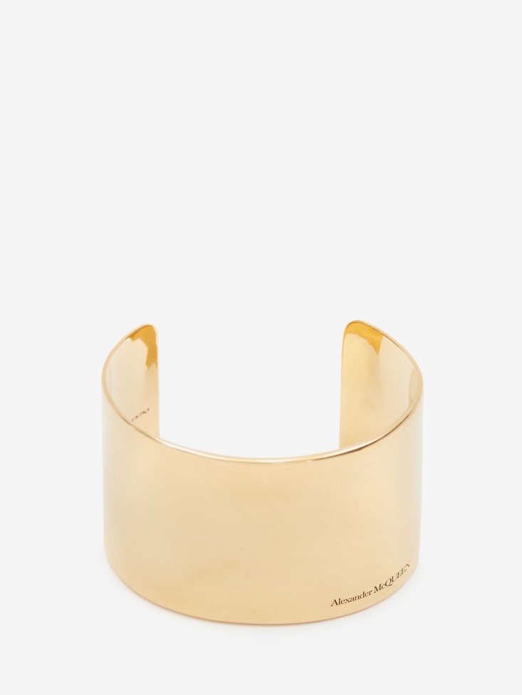 Antique Gold Fashion Alexander McQueen Women's Tall Open Cuff