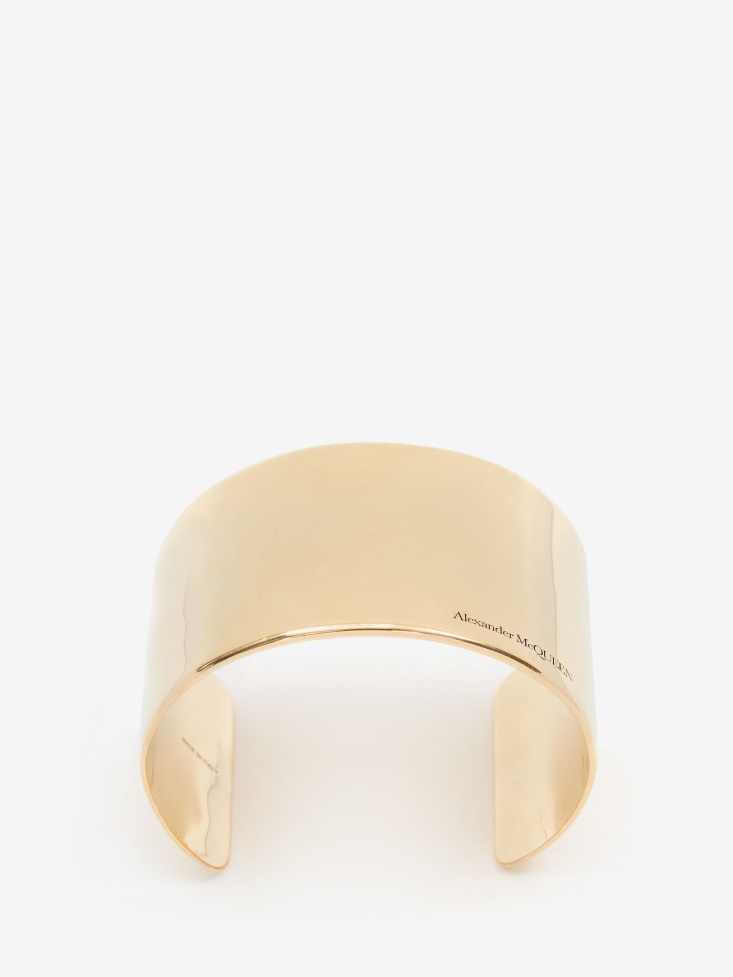 Antique Gold Fashion Alexander McQueen Women's Tall Open Cuff