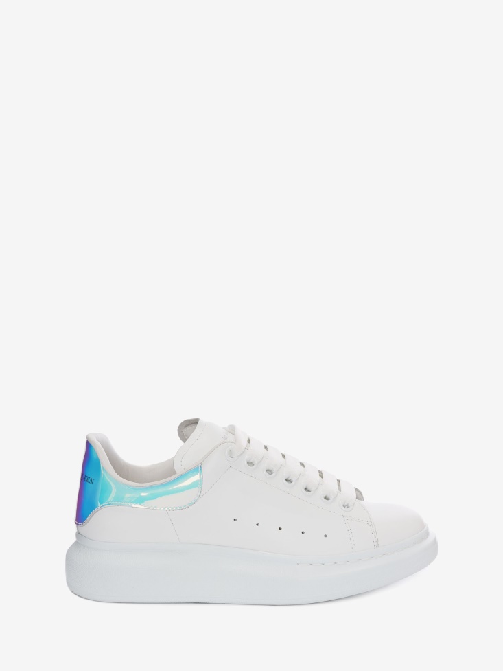 White/Shock Pink Men's Oversized Sneaker Fashion Alexander McQueen