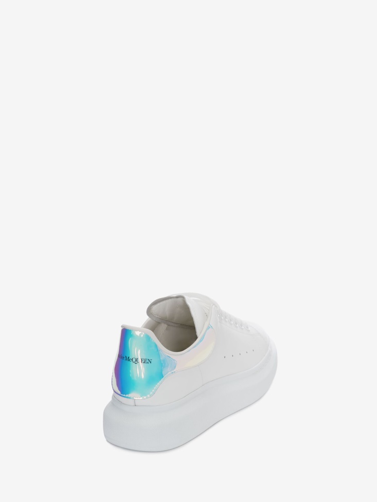 White/Shock Pink Men's Oversized Sneaker Fashion Alexander McQueen