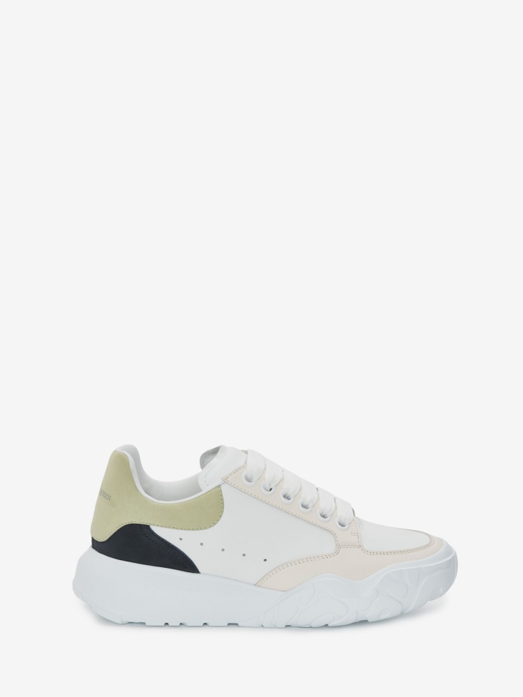 Fashion Alexander McQueen White/Multicolour Women's Court Trainer