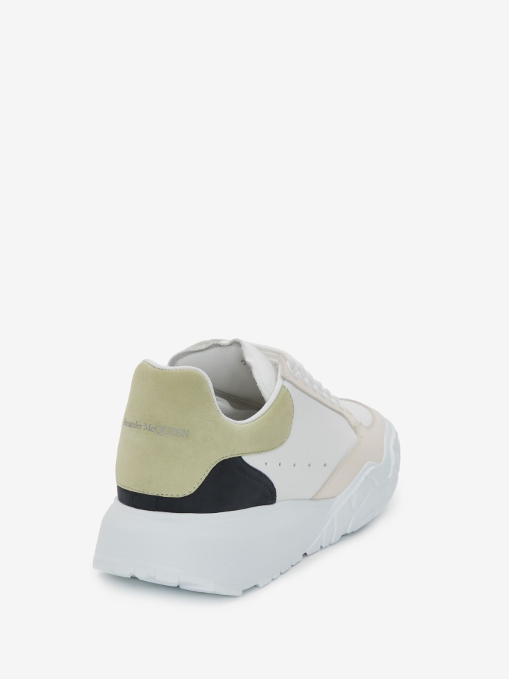 Fashion Alexander McQueen White/Multicolour Women's Court Trainer