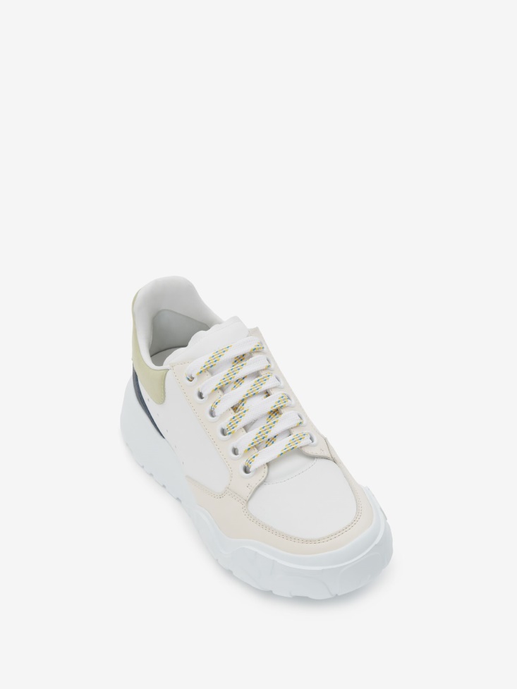 Fashion Alexander McQueen White/Multicolour Women's Court Trainer