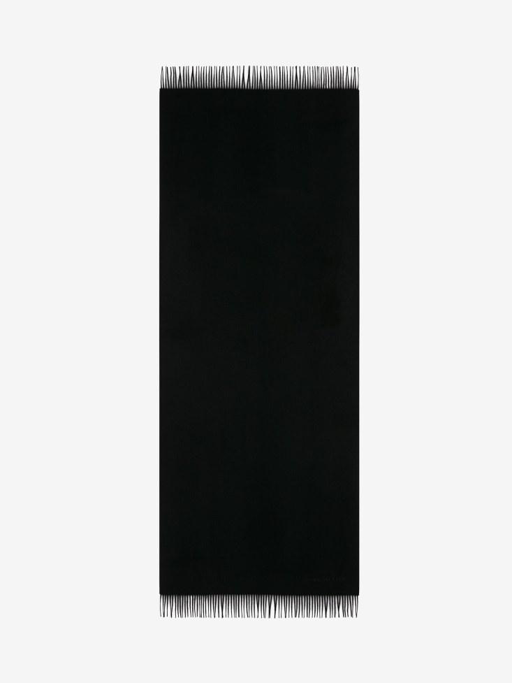 Black Women's Embroidered Stole Fashion Alexander McQueen