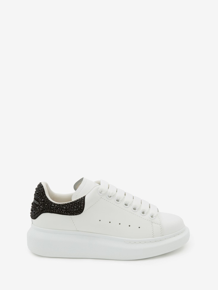 Women's Oversized Sneaker White/Black Fashion Alexander McQueen