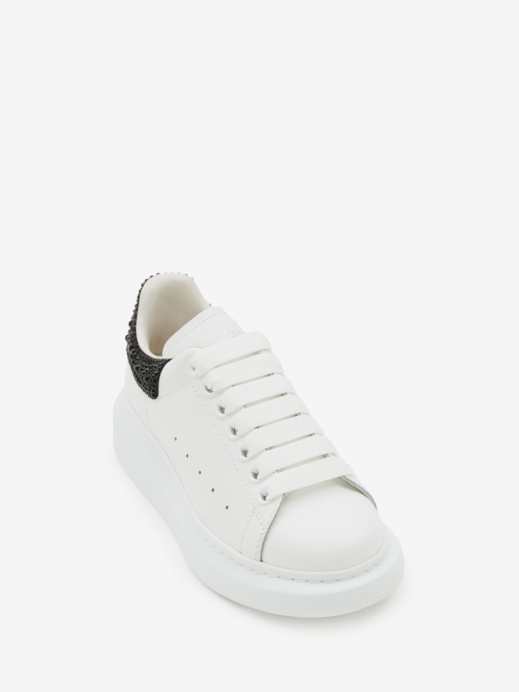 Women's Oversized Sneaker White/Black Fashion Alexander McQueen