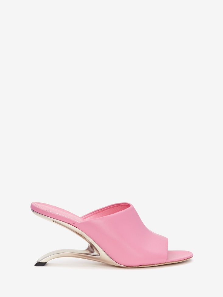 Fashion Alexander McQueen Sugar Pink Women's Arc Mule