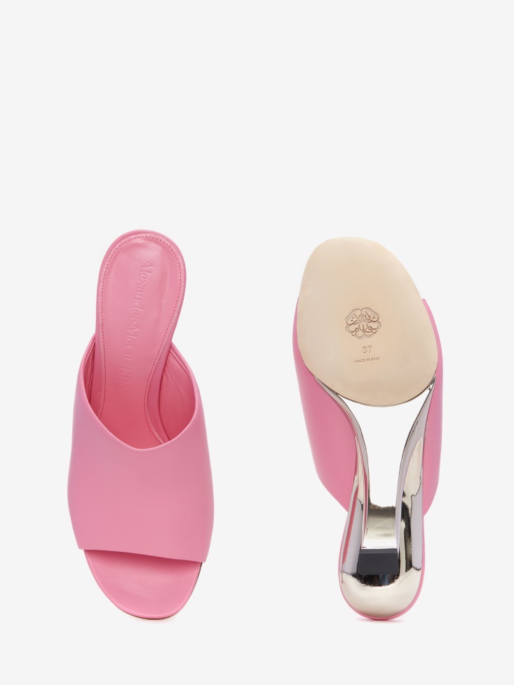 Fashion Alexander McQueen Sugar Pink Women's Arc Mule