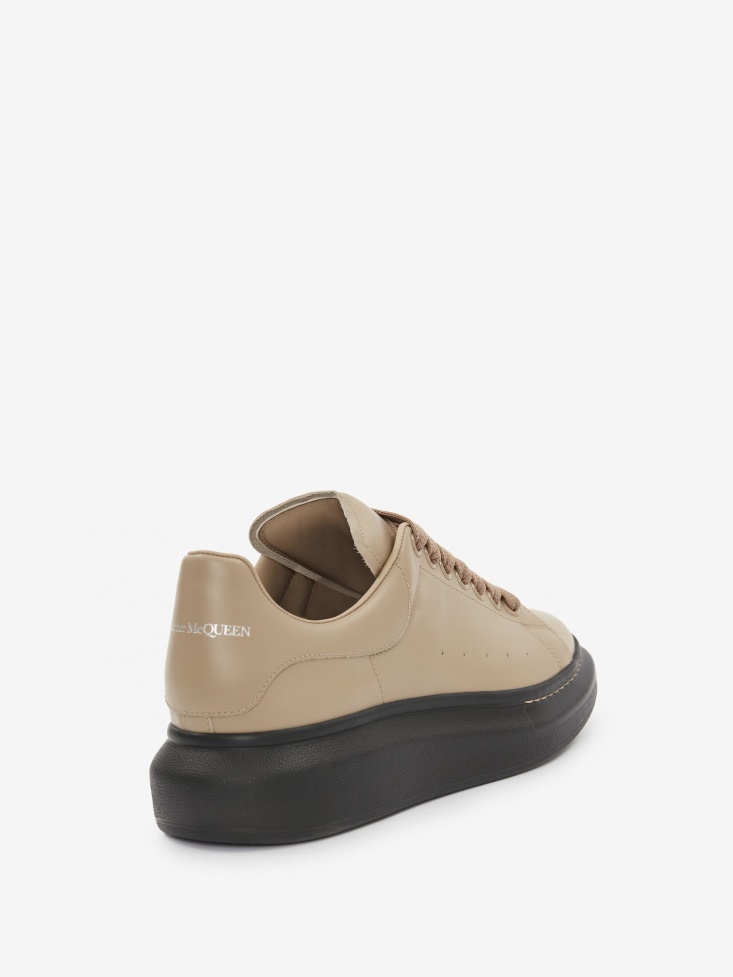 Fashion Alexander McQueen Men's Oversized Sneaker Black/Beige