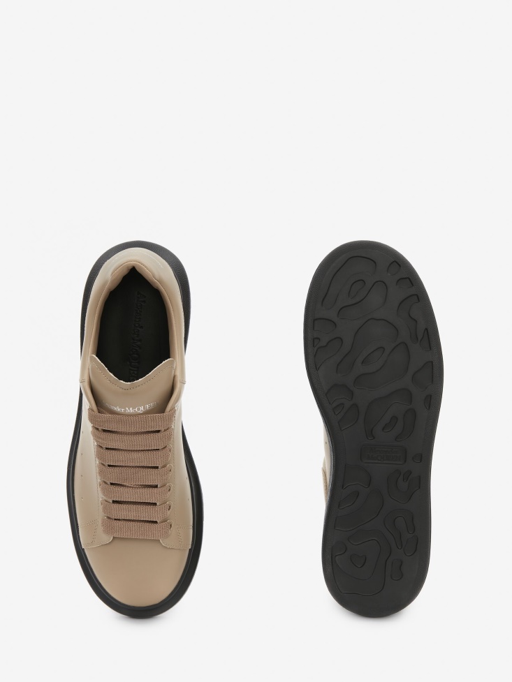 Fashion Alexander McQueen Men's Oversized Sneaker Black/Beige