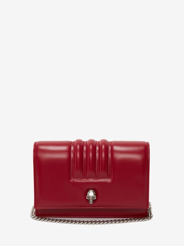 Cherry Fashion Alexander McQueen Women's Small Quilted Skull Bag